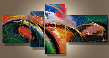 Handmade decoration abstract wall art oil painting on canvas
