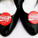 Coca Cola Shoe Clips For Your Shoes Red White Vintage Coke Xmas Pinup Clips