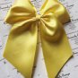 Yellow Hair Bow Large Satin Lolita Sissy Cosplay Anime Fancy Dress Retro Vintage