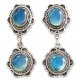 Sterling Silver Gemstone Earrings