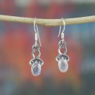 Genuine Solid Natural Sterling Silver Faceted Rainbow Moonstone Earring BJE-102-RMC-A