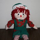 1998 Raggedy Andy Doll 24" Snowden Friends Holiday by Hasbro