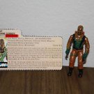 Vintage 1984 GI Joe Roadblock Comes with 2pc Backpack