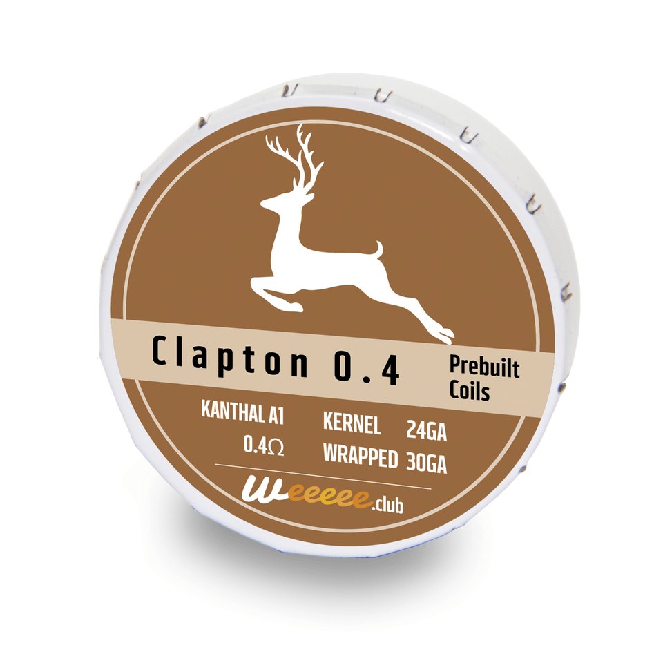 20x Pre Built Coils Ready Made Clapton 0.4 by Kanthal A1 Heating Wire Heater Spirals for RDA RTA