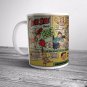 Vintage Comic Ad Shredded Ralston Cereal Advertisement on NEW Coffee Mug Cup Tea