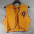Vintage Lions Club Vest International L Large Fulton Kentucky Embroidered Patch
