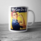 Vintage WWII Propaganda Poster We Can Do It Rosie Riveter WW2 on NEW Coffee Mug