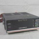 MATTCO COMMUNICATION FREQUENCY COUNTER MODEL NO 711 - PARTS OR REPAIR