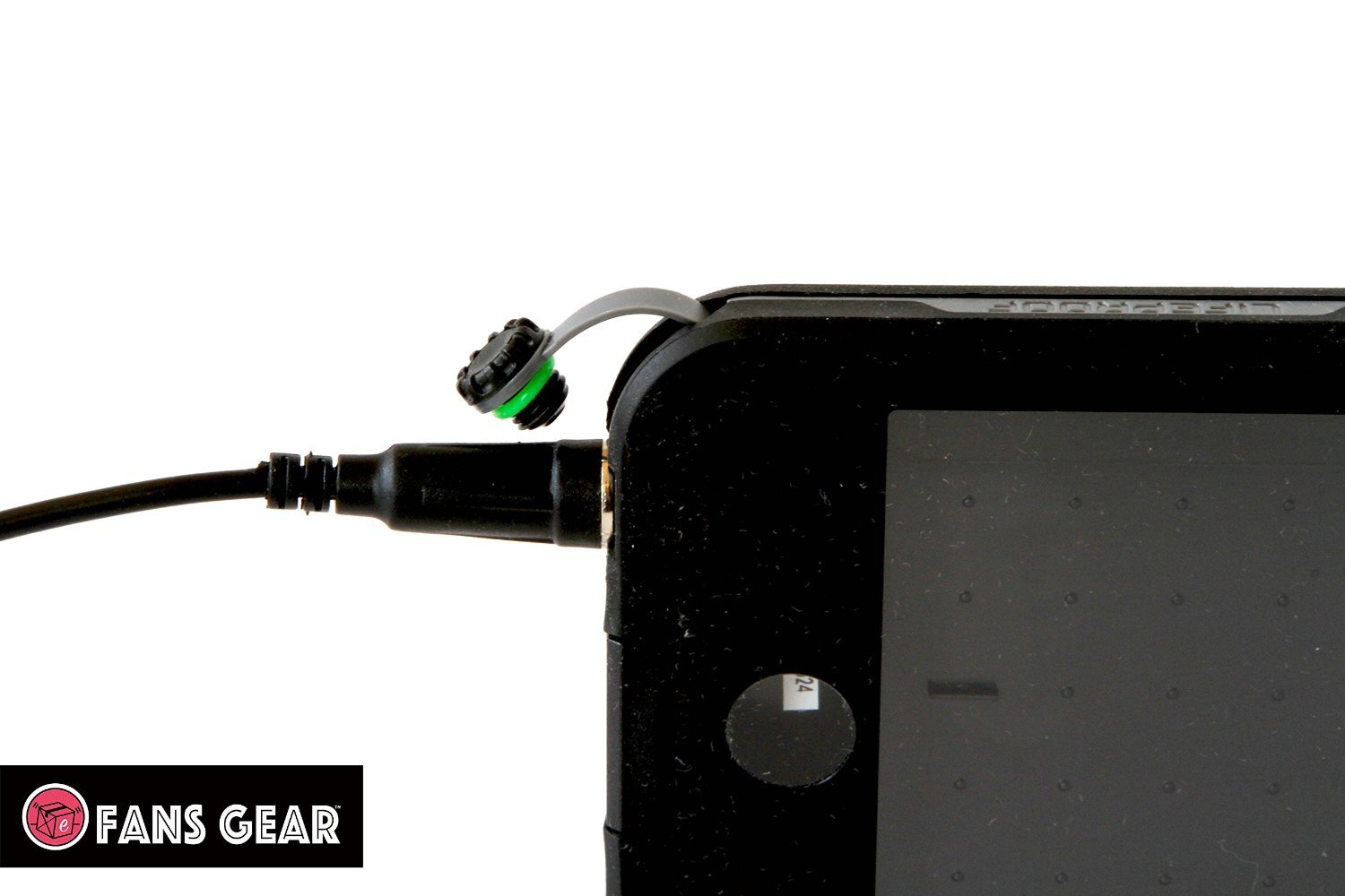 New iPhone 6 Case Headphone Cable Adapter Wire Holder & Jack Plug for