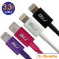 Cables Two (Lightning)Certified 1.5 FT/3.3 FT/6FT/10 FT iPhone6,Plus,5,s,c,iPod