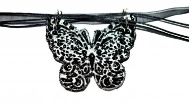Necklace "Black Butterfly"