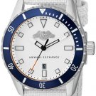 BRAND NEW ARMANI EXCHANGE AX1711 WHITE DIAL & NYLON/LEATHER STRAP MEN'S WATCH