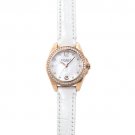 BRAND NEW COACH 14502102 GLITZ ROSE GOLD MOP DIAL WHITE LEATHER WOMEN'S WATCH