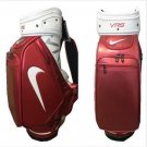 BRAND NEW NIKE BG0344 VRS II TOUR RED METALLIC LEATHER MEN'S GOLF CLUB BAG