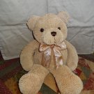 Stephan Baby Nubby 17" Teddy Bear Tan nubs chenille sensory plush lovey