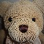 Stephan Baby Nubby 17" Teddy Bear Tan nubs chenille sensory plush lovey