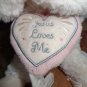 Nat & Jules Jesus Loves Me Musical Plush 11" Lamb Musical Pulldown