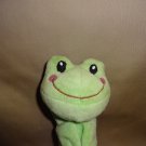Hallmark Green Lovey Dovey Blankie Frog Security Blanket Velour Baby Smile