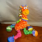 Lamaze Play & Grow Giraffe Plush Developmental Toy Colorful Fabrics