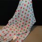 Adent by Aden and Anais Swaddle Muslin Cotton Blanket Boy or Girl Red and Green Apple/Flowers
