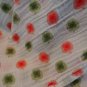 Adent by Aden and Anais Swaddle Muslin Cotton Blanket Boy or Girl Red and Green Apple/Flowers