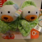 NWT Infantino Foot Rattles- Bear/Puppy (For Ages 0+ months)