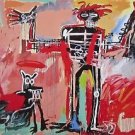 Boy and Dog in a Johnnypump, Offset Lithograph, Jean-Michel Basquiat