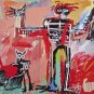 Boy and Dog in a Johnnypump, Offset Lithograph, Jean-Michel Basquiat