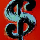 Dollar Sign Red (Sunday B. Morning), Ltd Ed Silk-screen, Andy Warhol - with COA