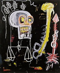 Untitled (Black Scull), Gicl&Atilde;&copy;e,  Jean-Michel Basquiat