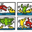 Pop Shop Quad V, Offset Lithograph, Keith Haring