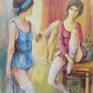 Apres la Danse, Offset Lithograph, Jacques Lalande