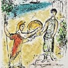 Athena and Telemachus (The Odyessy) 1989, Ltd Ed Lithograph, Marc Chagall