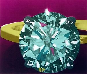 Diamond Ring, Ltd Ed Silk-screen, Richard Bernstein