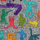 Untitled: Homage to Haring, Original Drawing, Chris van der Els
