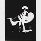 Ebony in White, 1982 Ltd Ed Silk-screen, Erté - SIGNED!