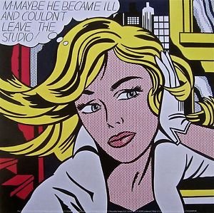 M-Maybe, Offset Lithograph, Roy Lichtenstein