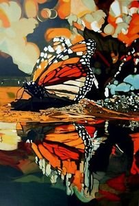 Butterfly, Ltd Ed Silk-screen, Fran Bull