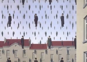 Golconde, Offset Lithograph, Ren&Atilde;&copy; Magritte