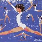 Nadia, Ltd Ed Silk-screen, LeRoy Neiman - Screen-signed