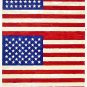 Double Flag, 1980 Ltd Ed Exhibition Poster, Jasper Johns - LARGE!