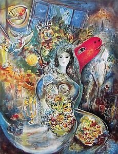 Bella, Ltd Ed Offset Lithograph, Marc Chagall
