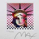 Liberty Head II, Ltd Ed Lithograph (Mini 3.5" x 3"), Peter Max - SIGNED with COA