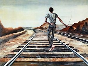 Destination Unknown, Ltd Ed Lithograph, Ernie Barnes