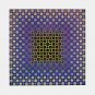 PLANETARY FOLKLORE VII, 1973 Offset Lithograph, Victor Vasarely