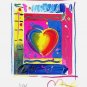 Heart Series III, Ltd Ed Lithograph (Mini 5" x 4"), Peter Max - SIGNED with COA