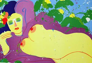 Grape Flavor, Ltd Ed Lithograph, Walasse Ting
