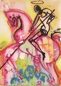 Saint George, Ltd Ed Offset Lithograph, Salvador Dali