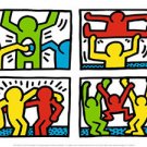 Pop Shop Quad I, Offset Lithograph, Keith Haring
