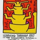 Learning Through Art, 1990 Ltd Ed Exhibition Poster, Keith Haring - RARE!